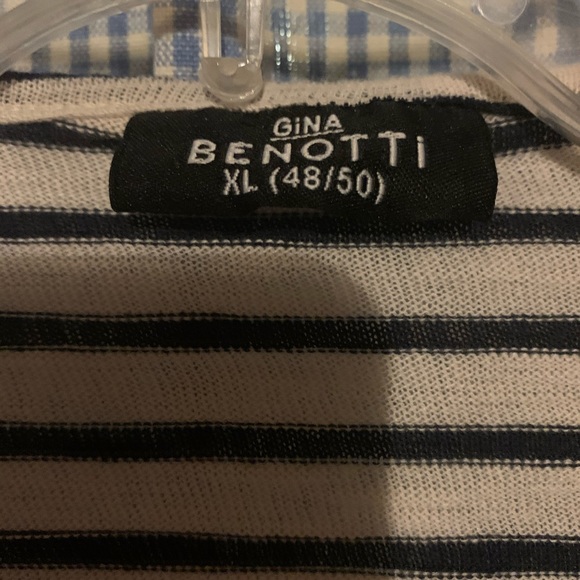 Gina Benotti Striped Cropped Cardigan Size XL - Picture 7 of 9
